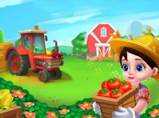 Bauernhof-Landwirtschaftsspiele für Kinder